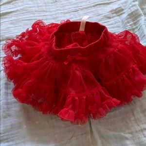 Newborn red Cherokee TuTu